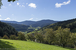 Aussicht über das Bästental