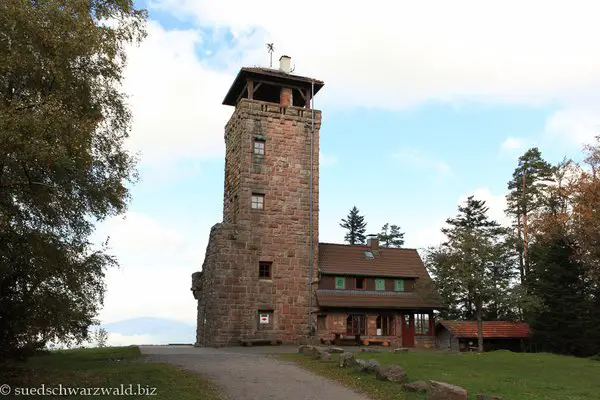 Aussichtsturm Teufelsmühle oberhalb Loffenau