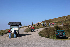 Wandertafel am Einstieg in den Belchen Gipfelrundweg