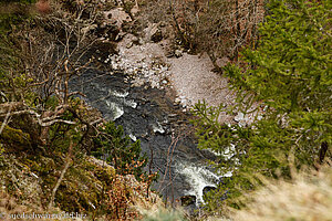 Blick vom Räuberschlössle hinab auf die Wutach