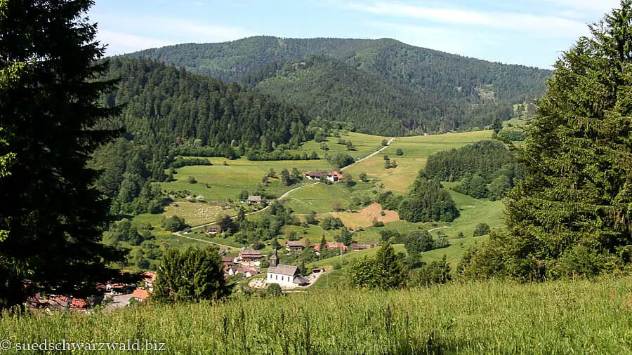 Passhöhe Hau bei Neuenweg