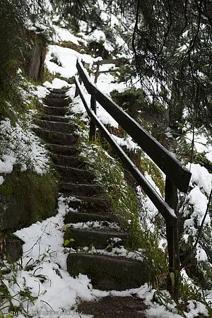 Teufelskanzelweg im Winter