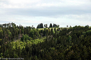 Blick Richtung Höchenschwand mit der Marienkapelle