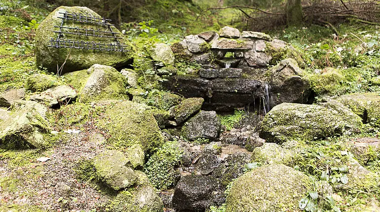 von den Naturfreunden gefasster Brunnen