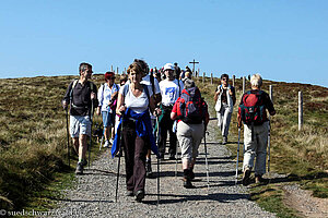 Wanderer auf dem Belchen