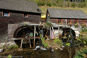 Mühlräder der Hexenlochmühle