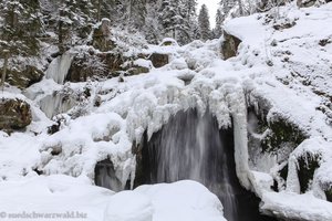 Triberger Wasserfall im Winter