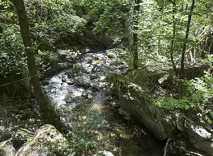 Wanderung auf dem Wasserfallsteig