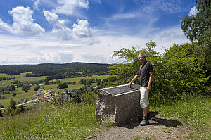 Panoramatafel am Schluchtensteig